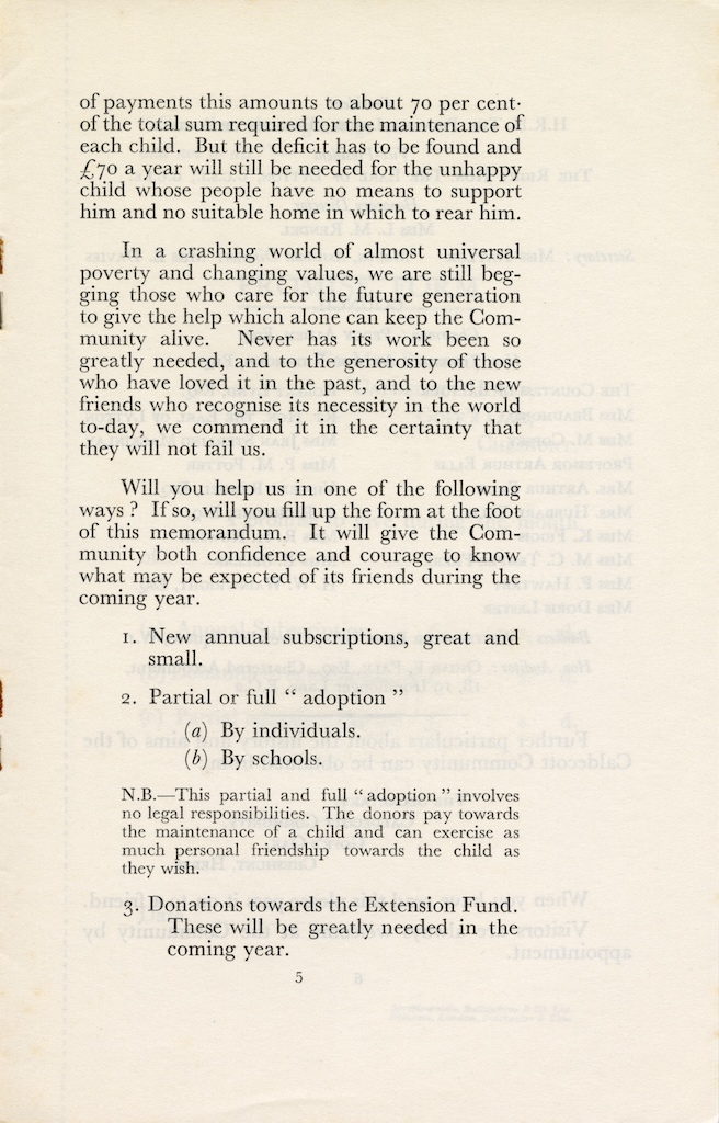 caldecott community a forecast 1932 5