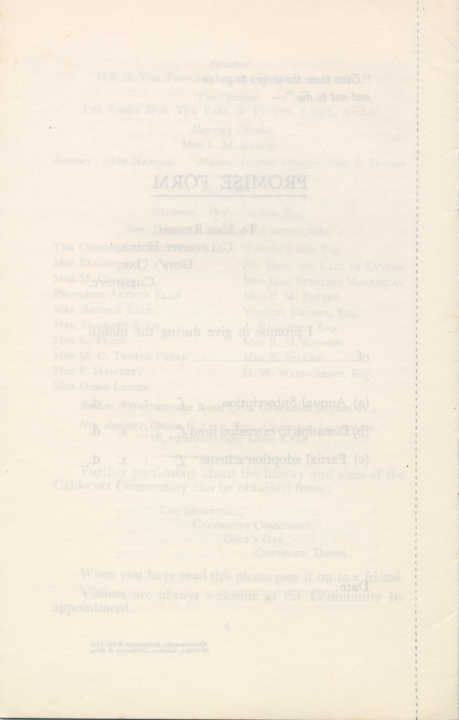 caldecott community a forecast 1932 8