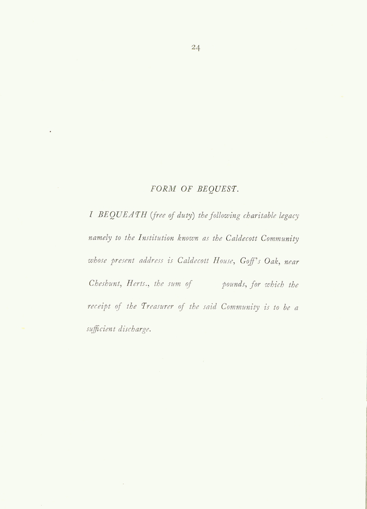 Caldecott Community 12th Annual Report, 1924-1925, page 24