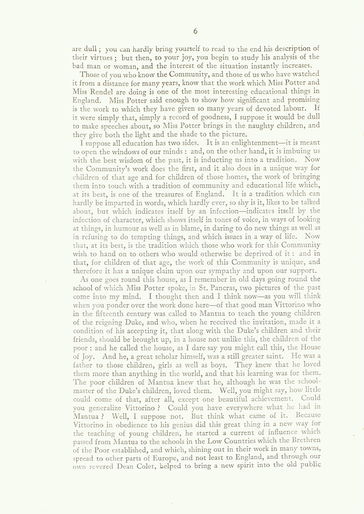 Caldecott Community 13th Annual Report, 1925-1926, page 6