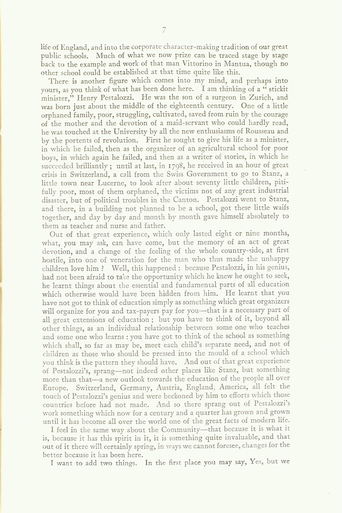 Caldecott Community 13th Annual Report, 1925-1926, page 7