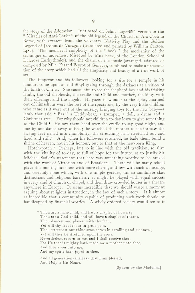 Caldecott Community 13th Annual Report, 1925-1926, page 9