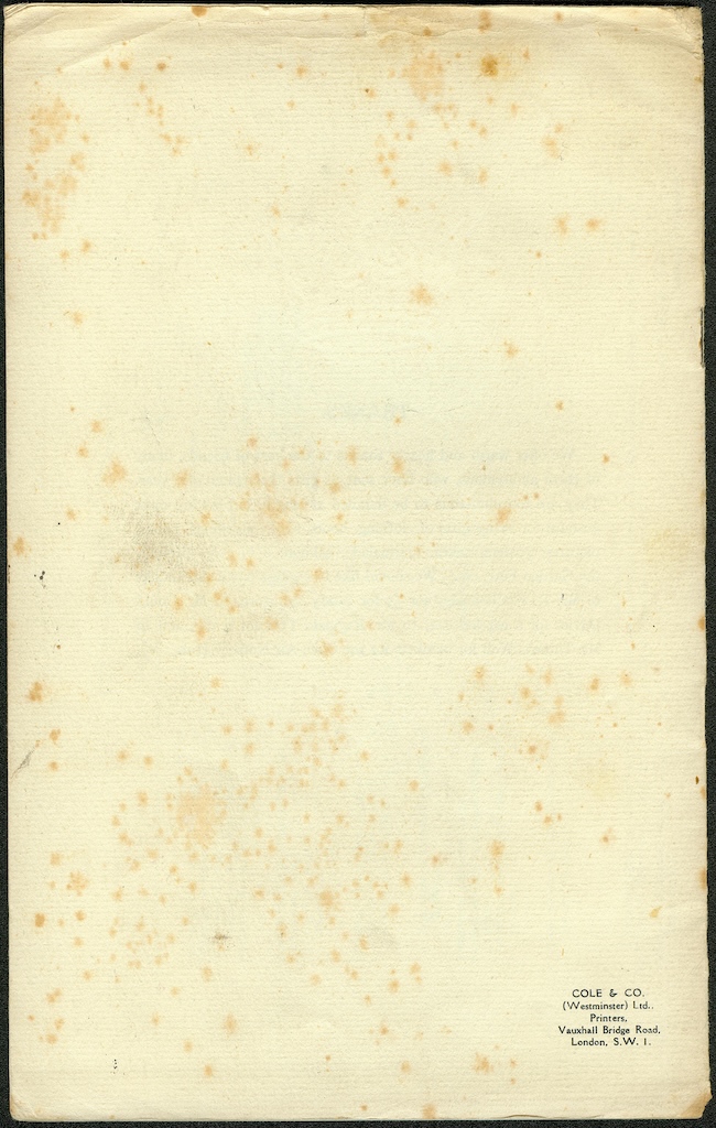 Caldecott Community 14th Annual Report, 1926-1927, back cover