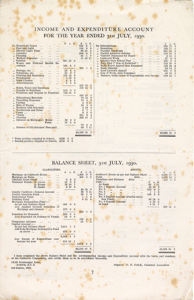 caldecott 16th annual report 1930 1931 7