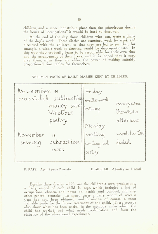 The Caldecott Communityy 3rd annual report 1913-1914 p15