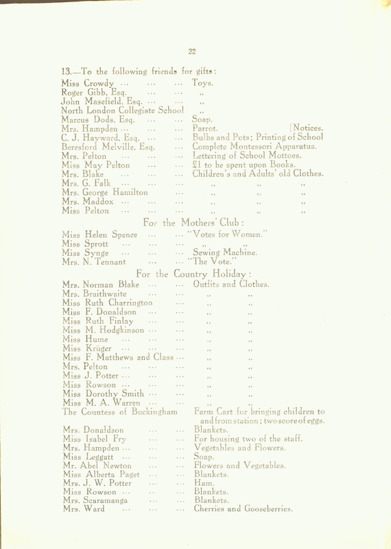 The Caldecott Community 3rd annual report 1913-1914 p22