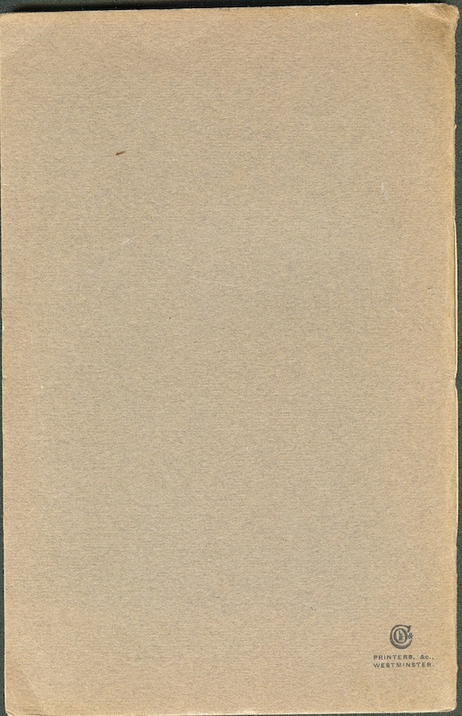 The Caldecott Community 3rd annual report 1913-1914 back cover