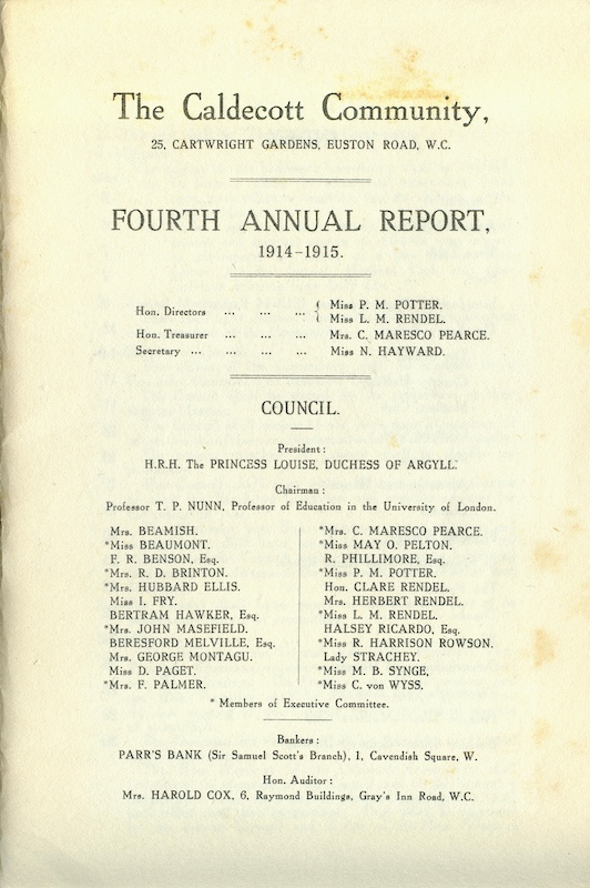 caldecott community 4th annual report 1914 1915 03