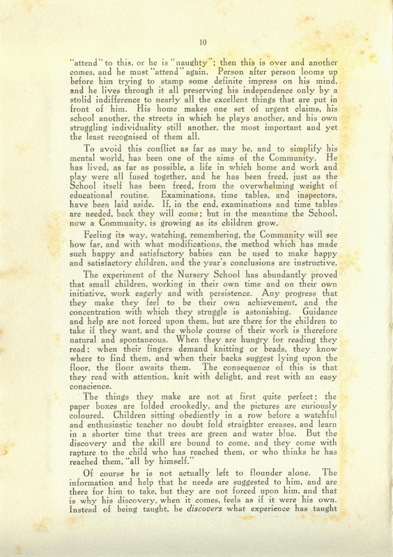 caldecott community 4th annual report 1914 1915 10