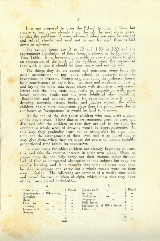 caldecott community 4th annual report 1914 1915 15