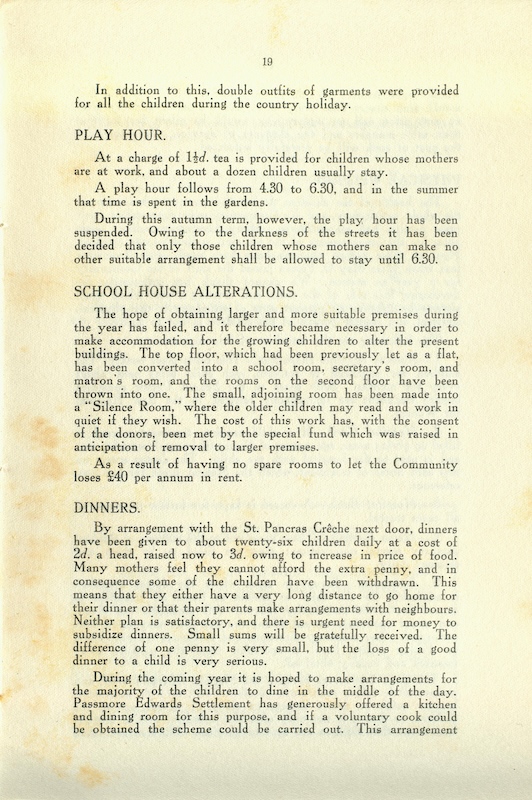 caldecott community 4th annual report 1914 1915 19