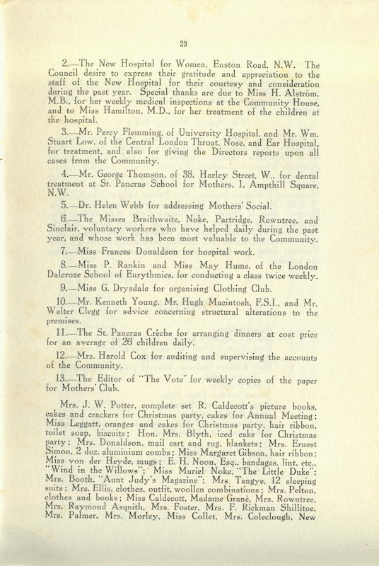 caldecott community 4th annual report 1914 1915 23