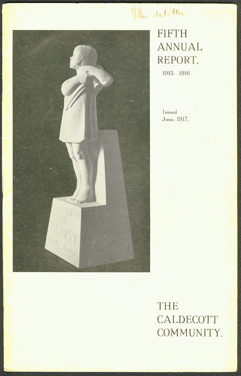caldecott community 5th annual report 1915 1916 p01