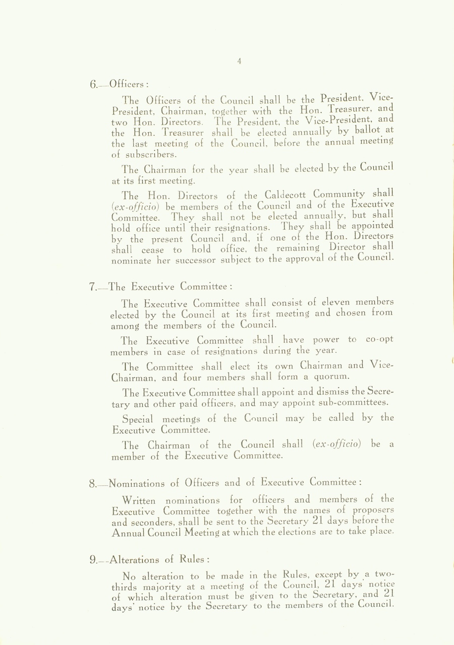 Caldecott Community 5th Annual Report 1915-1916, p04