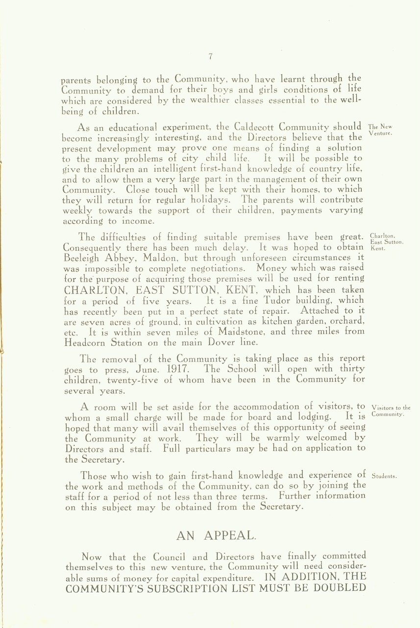 Caldecott Community 5th Annual Report 1915-1916, p07