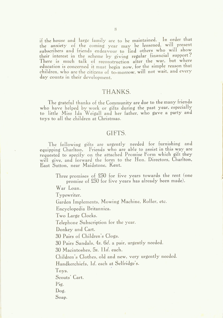 Caldecott Community 5th Annual Report 1915-1916, p08