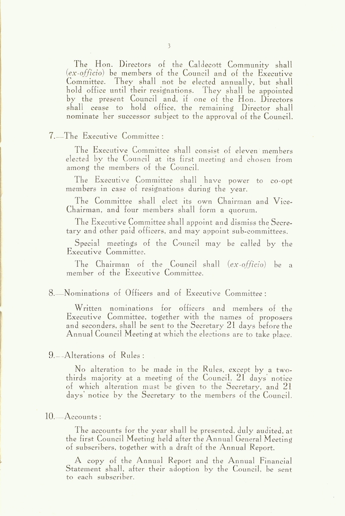 caldecott community 6th annual report 1916 1917 p03