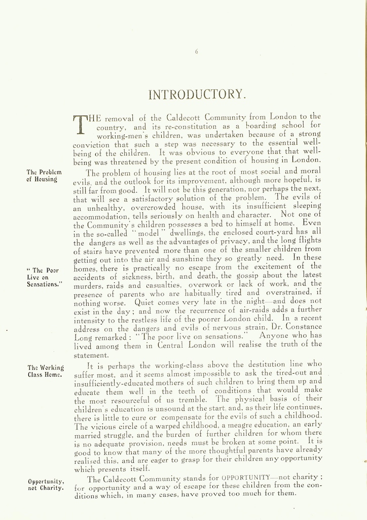 caldecott community 6th annual report 1916 1917 p06
