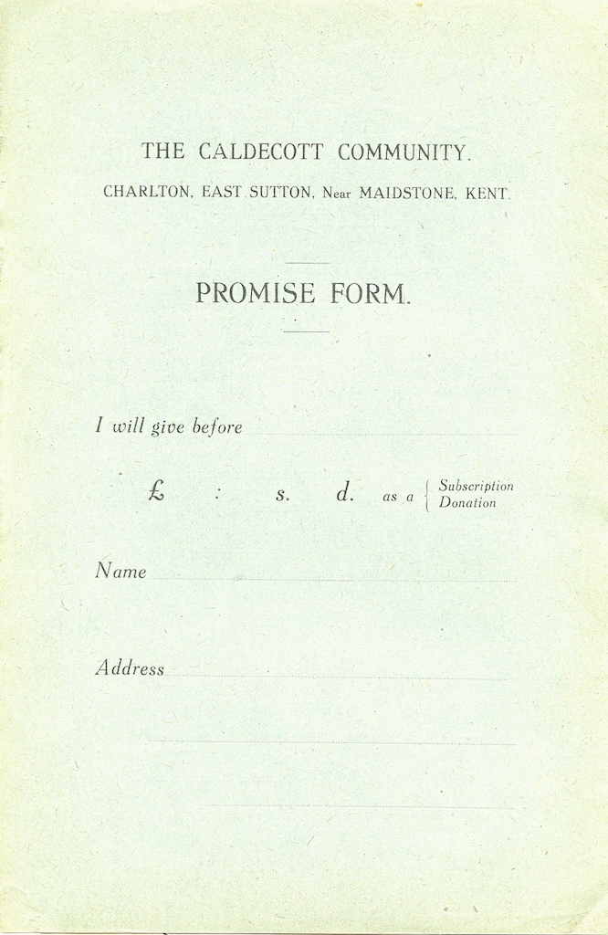 caldecott community 6th annual report 1916 1917 reverse of appeals