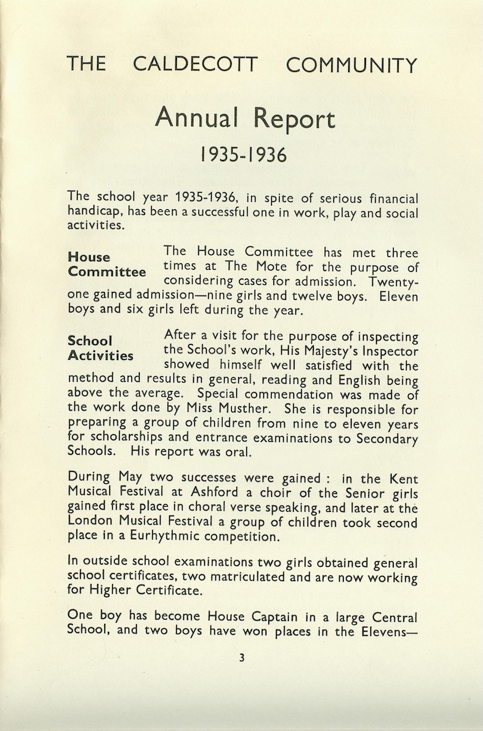 Annual Report, 1935-1936, page 3