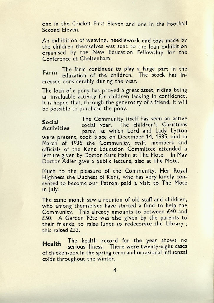 Annual Report, 1935-1936, page 4