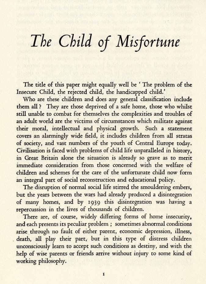 child of misfortune 1