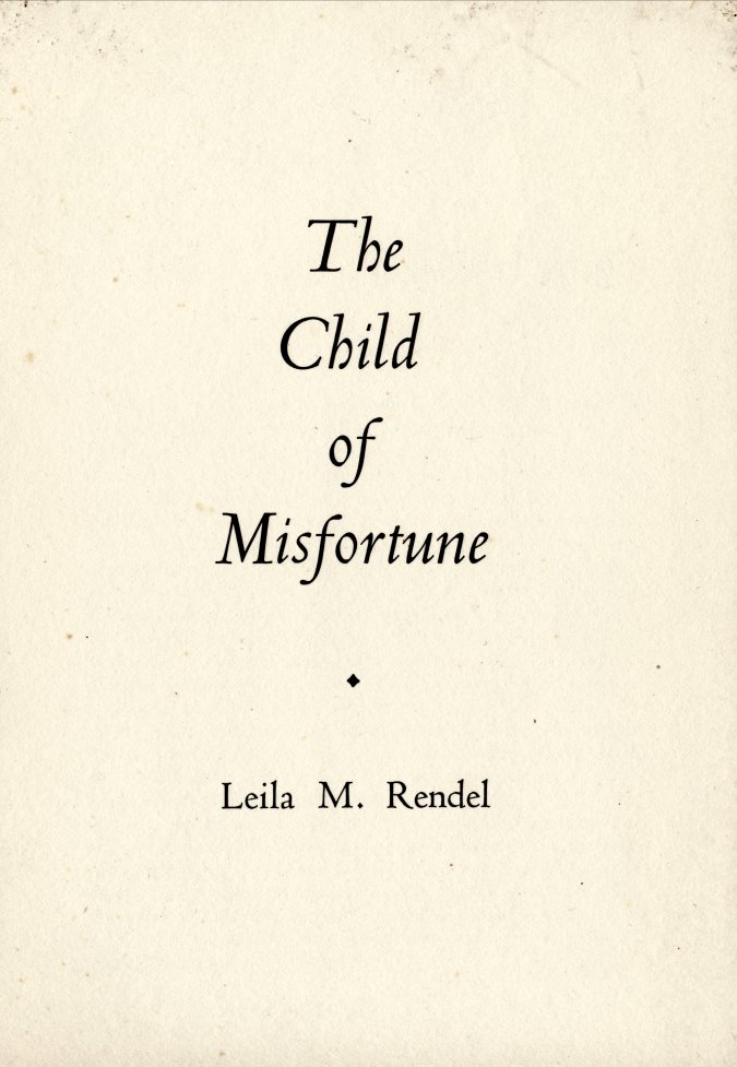 child of misfortune cover