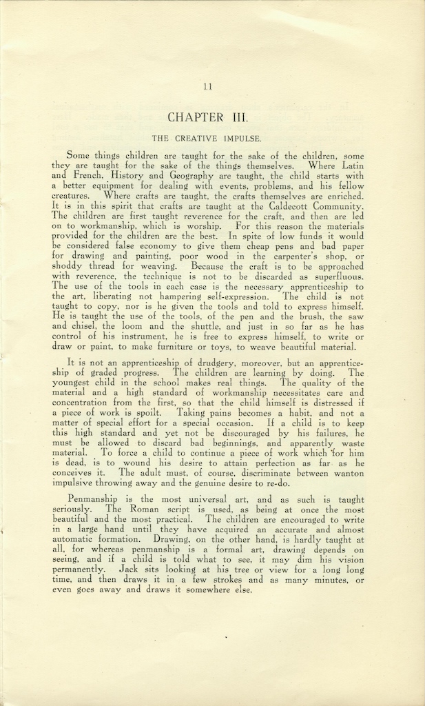 New Foundations, 1921, page 11