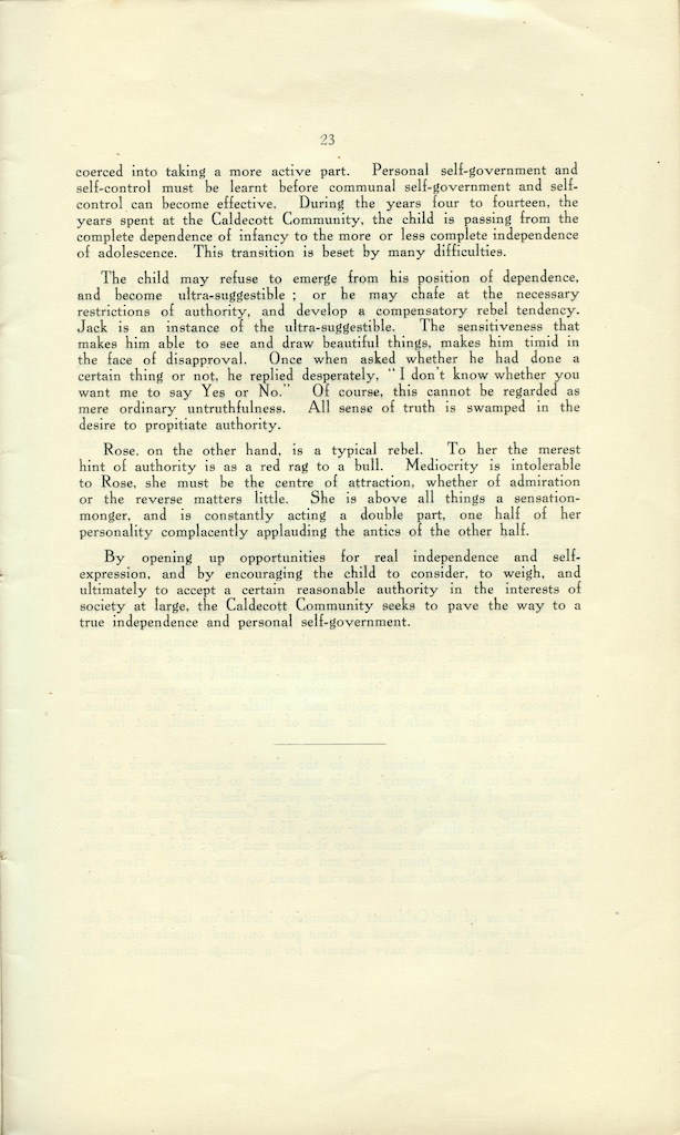 New Foundations, 1921, page 23