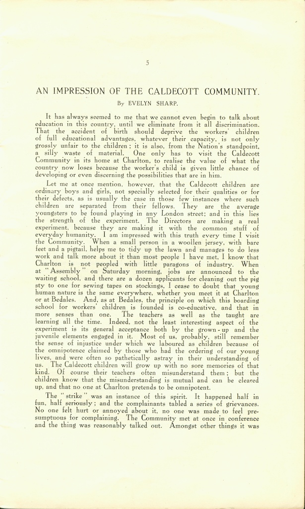 New Foundations, 1921, page 5