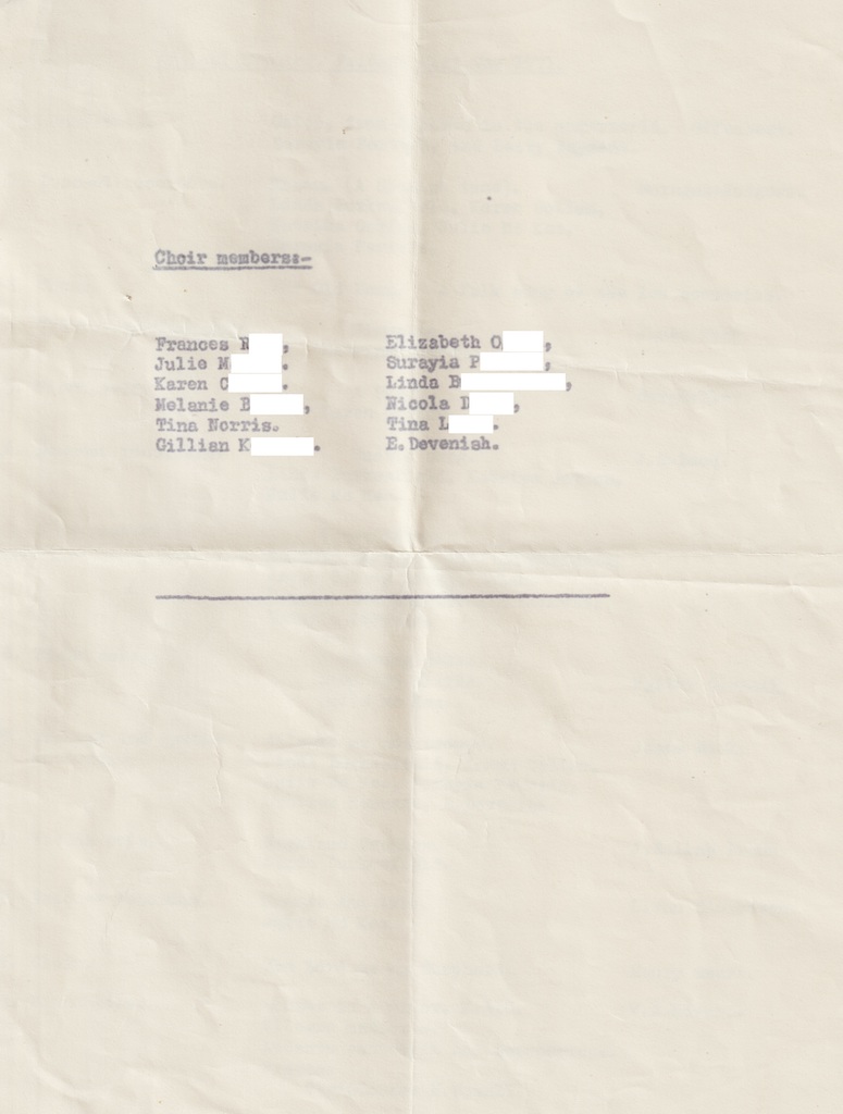 1971.05.21 musical evening programme page 2