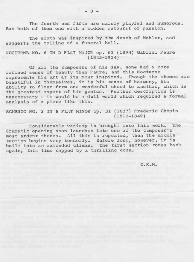 Piano recital programme 06.07.75 page 3