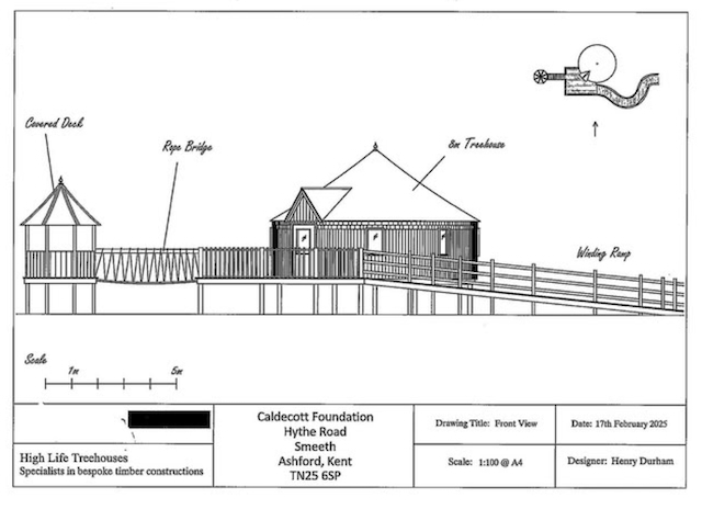 Design for proposed tree house