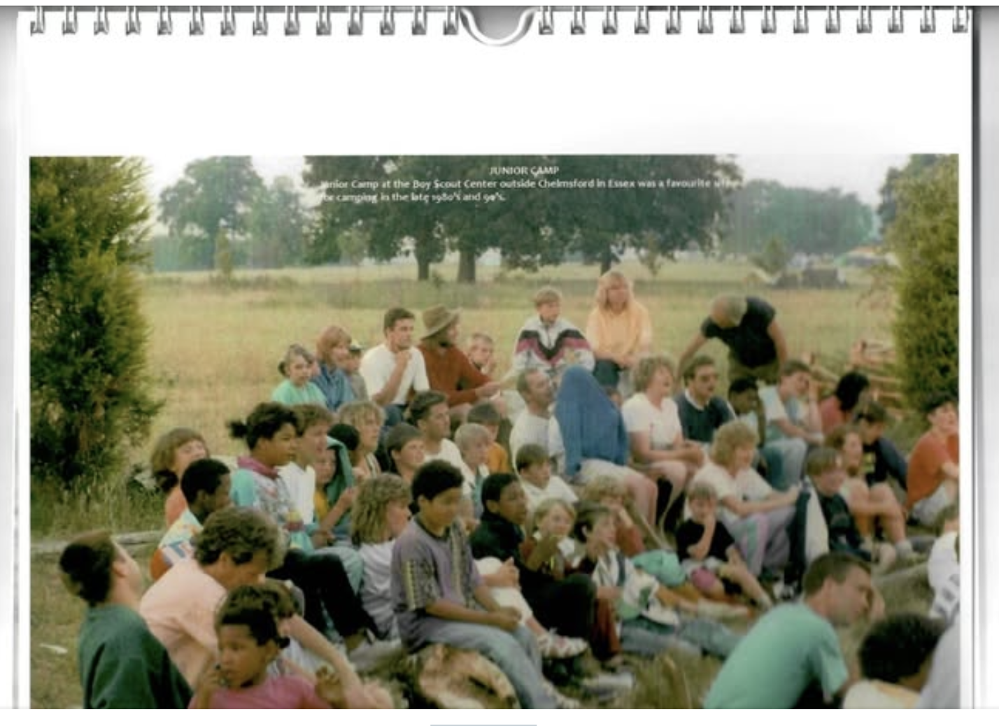 caldecott juniors camped at screens park c1991